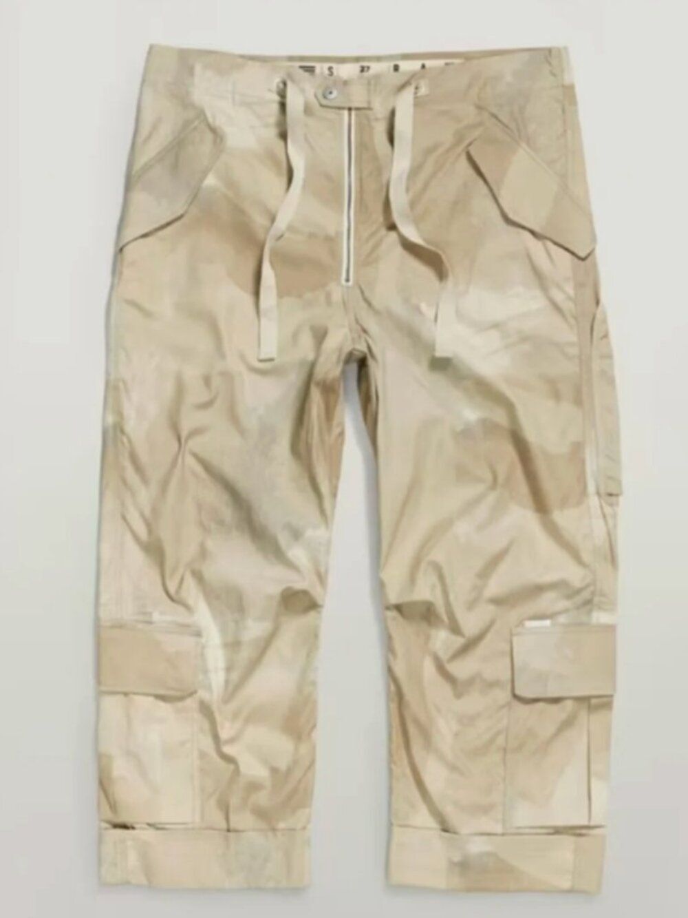 G-Star Beige Camo Cargo Pants Size 27 NWT